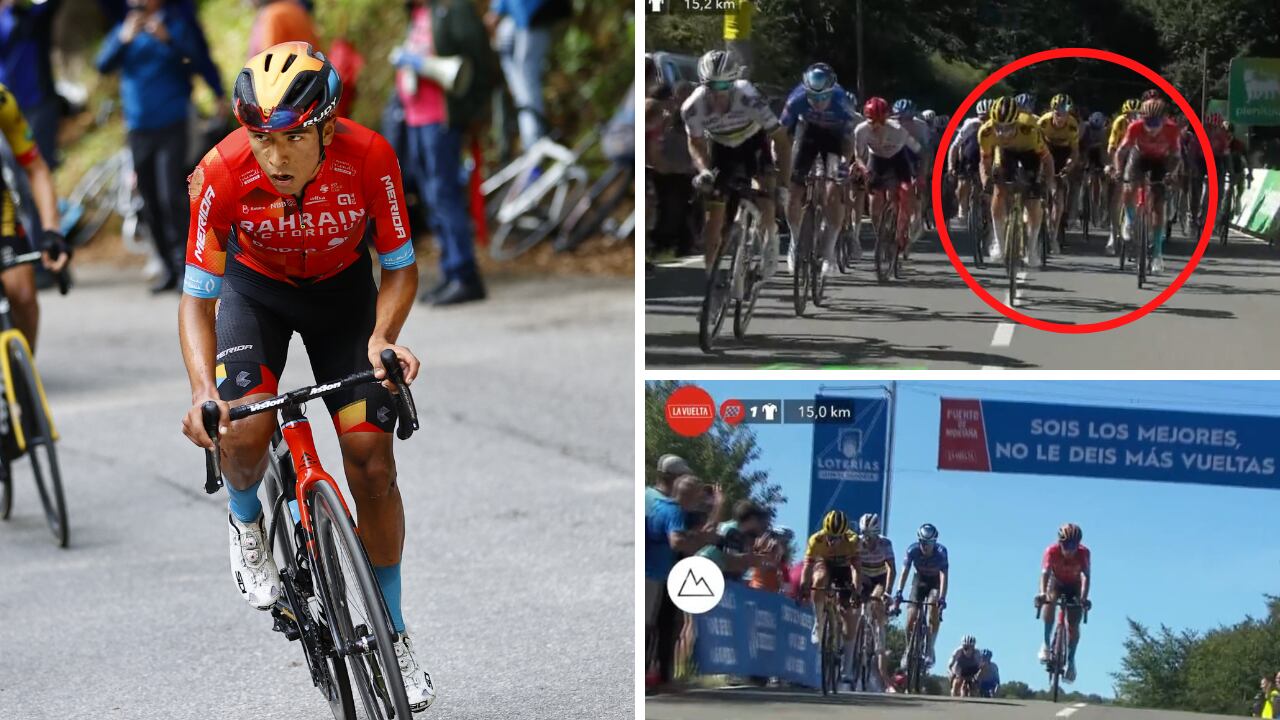 Santiago Buitrago hizo una impecable etapa 4 en la Vuelta a España 2022.