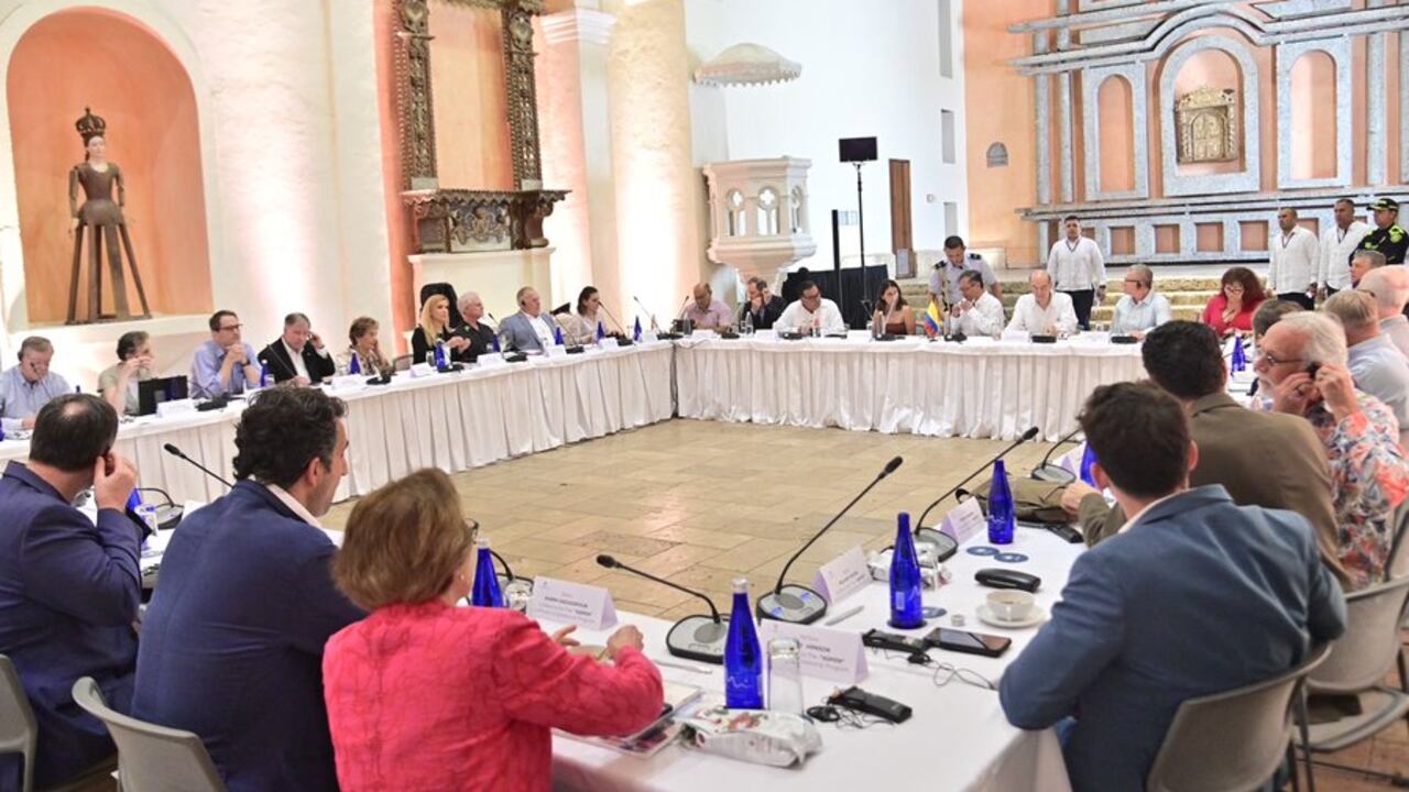 Reunión del presidente Gustavo Petro con 18 congresistas de EE. UU.