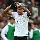Luis Díaz marcó dos goles ante el Manchester United