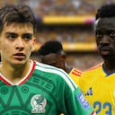 Gilberto Mora, de México y Dávinson Sánchez, de Colombia se enfrentarán en el primer amistoso tras el Mundial 2026