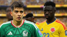 Gilberto Mora, de México y Dávinson Sánchez, de Colombia se enfrentarán en el primer amistoso tras el Mundial 2026