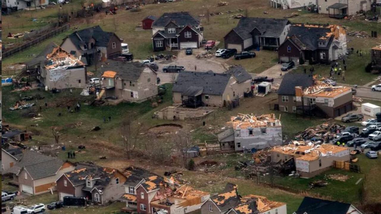 Tornado arrasó con Tennessee