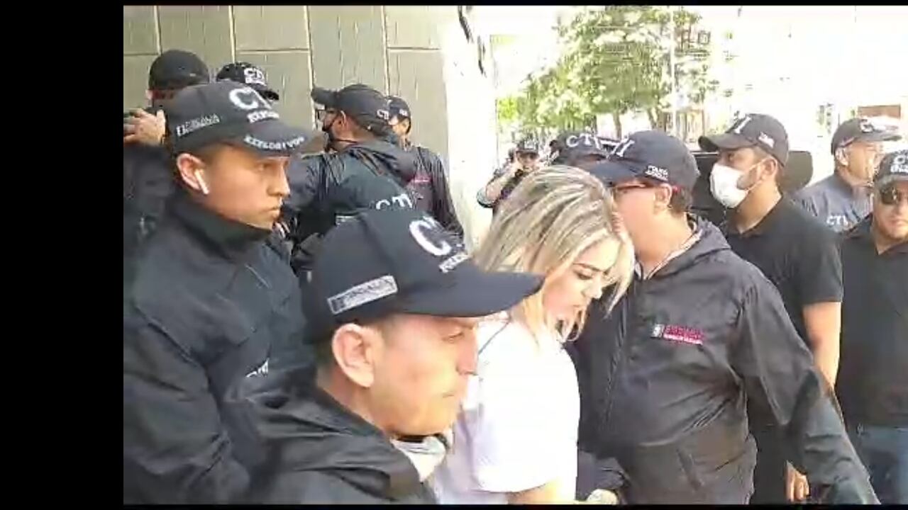 Captura de Nicolás Petro y Dais Vázquez en Barranquilla