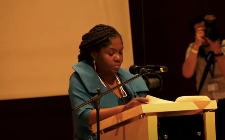 Francia Márquez en el evento de este viernes, 25 de julio.