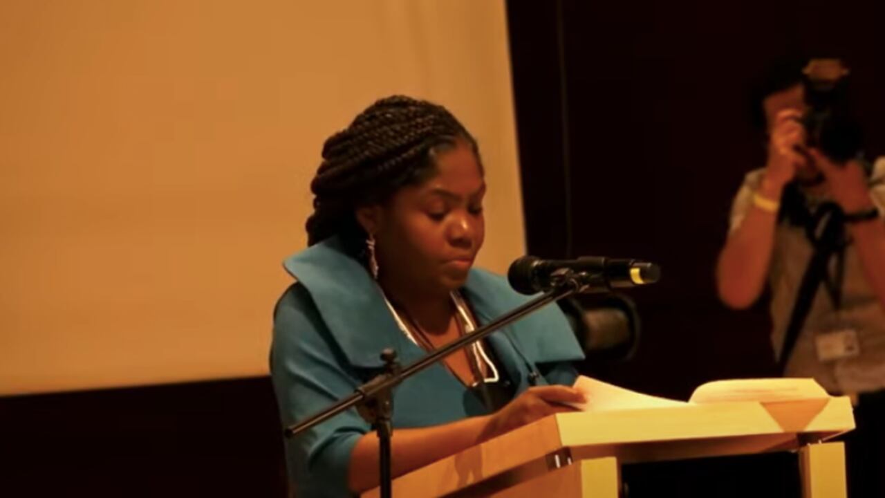 Francia Márquez en el evento de este viernes, 25 de julio.