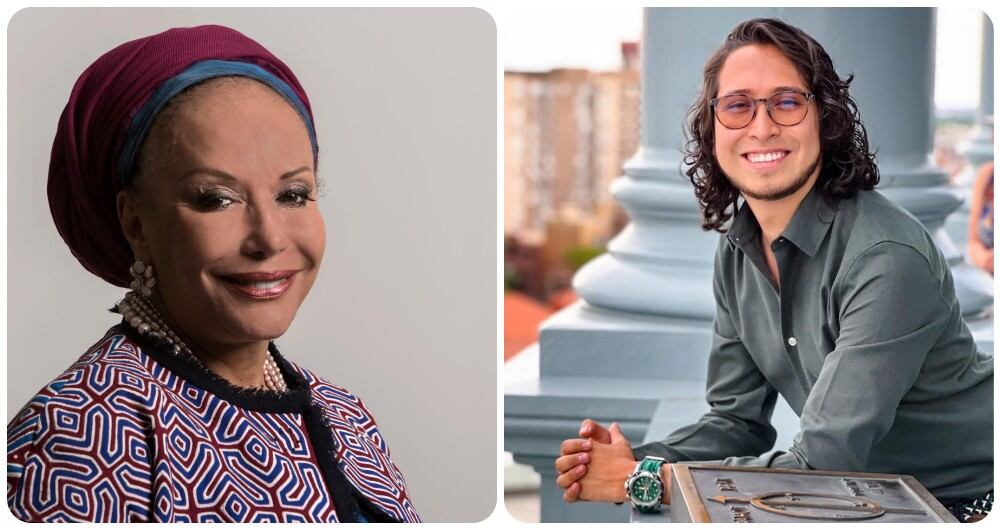 Piedad Córdoba y el concejal de Bogotá, Julián Rodríguez Sastoque.