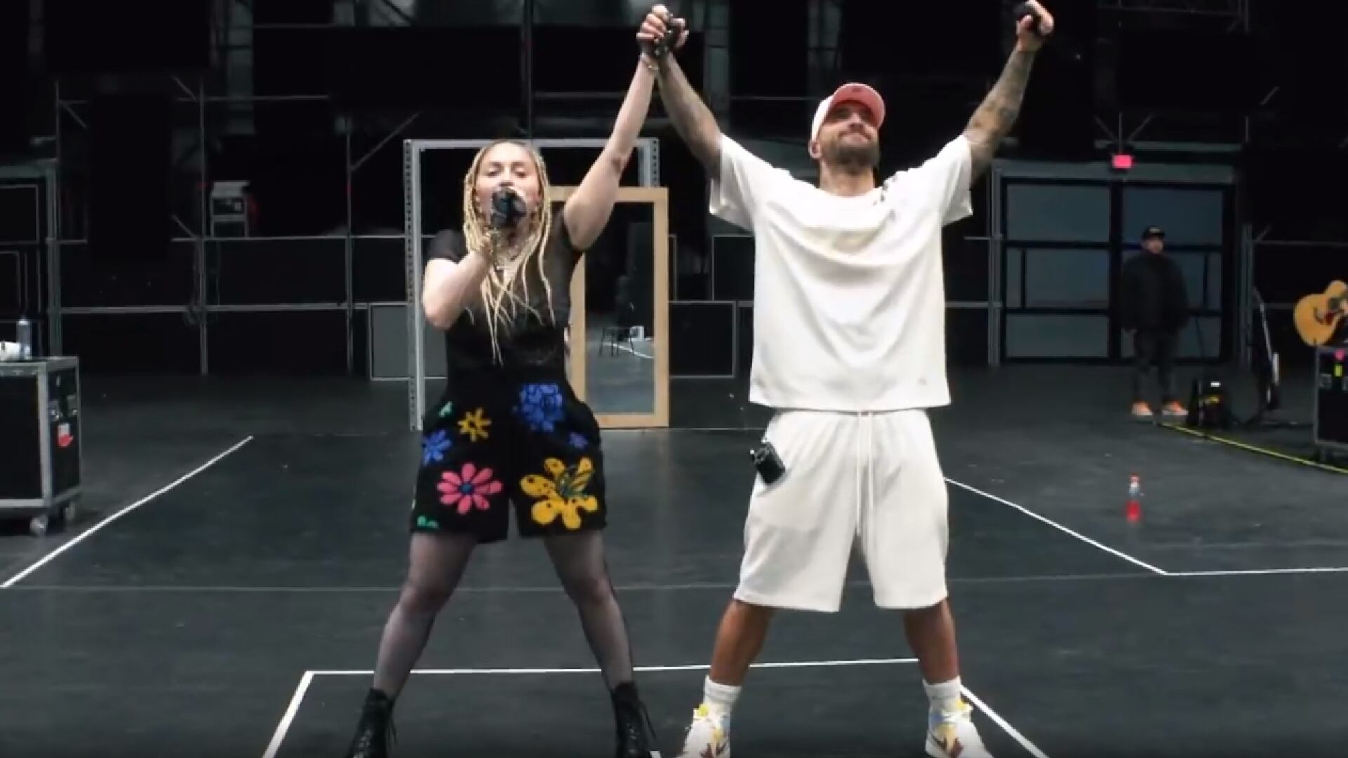 Madonna y Maluma en Medellín Foto: Instagram @Madonna