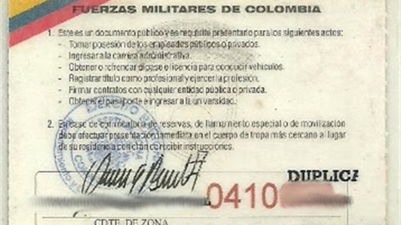 Libreta Militar