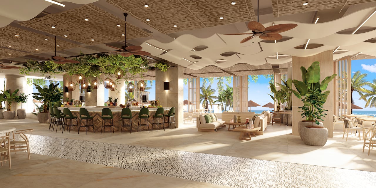 El proyecto Caribbean Beach Resort contará con varias amenidades, como cafeterías, restaurantes y lobby tipo hotel.