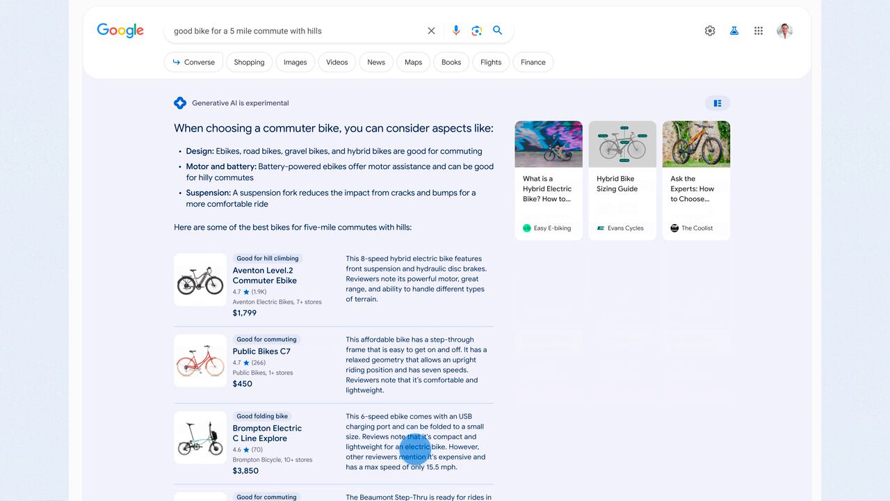 Google usará la inteligencia artificial para mejorar la experiencia de compras online.