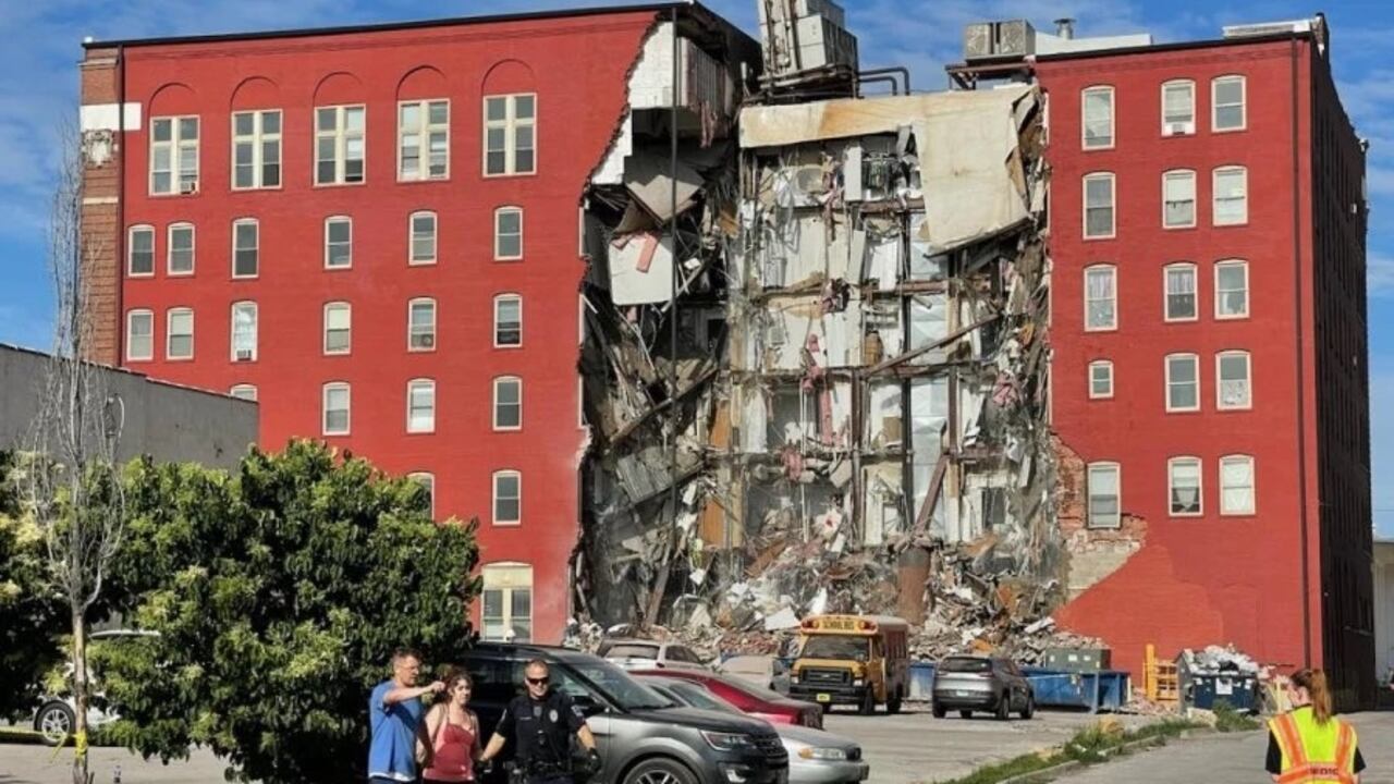 Por ahora no ha víctimas mortales del derrumbe del edificio en Estados Unidos. Foto: AFP.