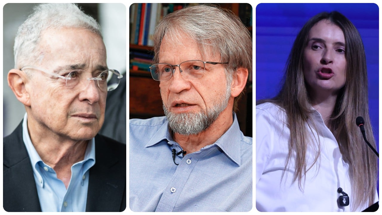 Álvaro Uribe, Antanas Mockus y Paloma Valencia.
