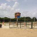 Suspenden energía en parque acuático del Caribe.