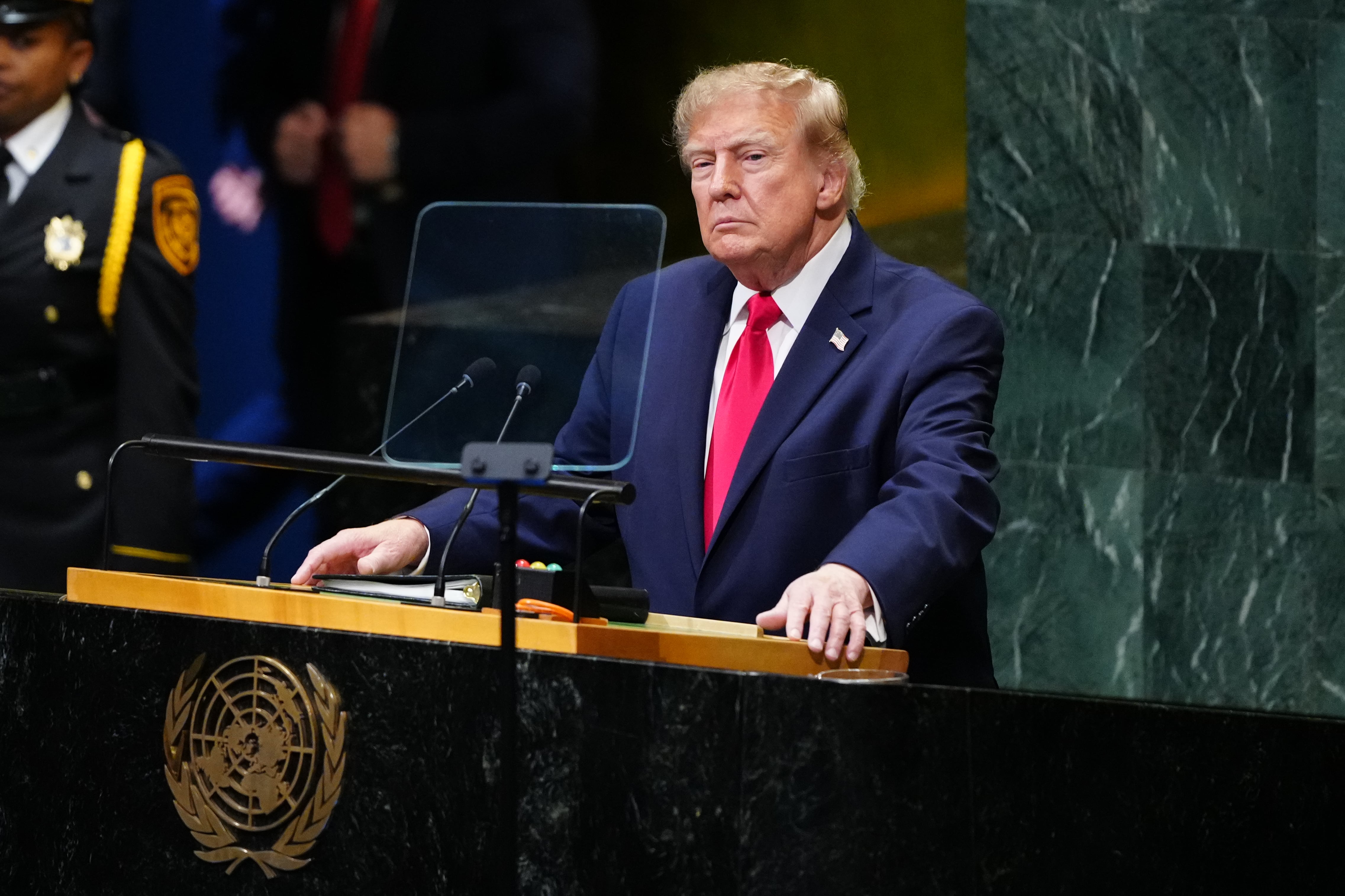 Donald Trump en la Asamblea General de la ONU.
