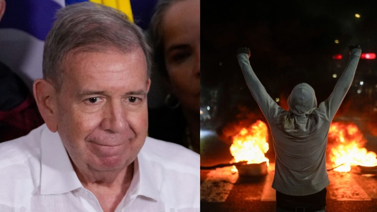 Edmundo González y protestas en Venezuela.