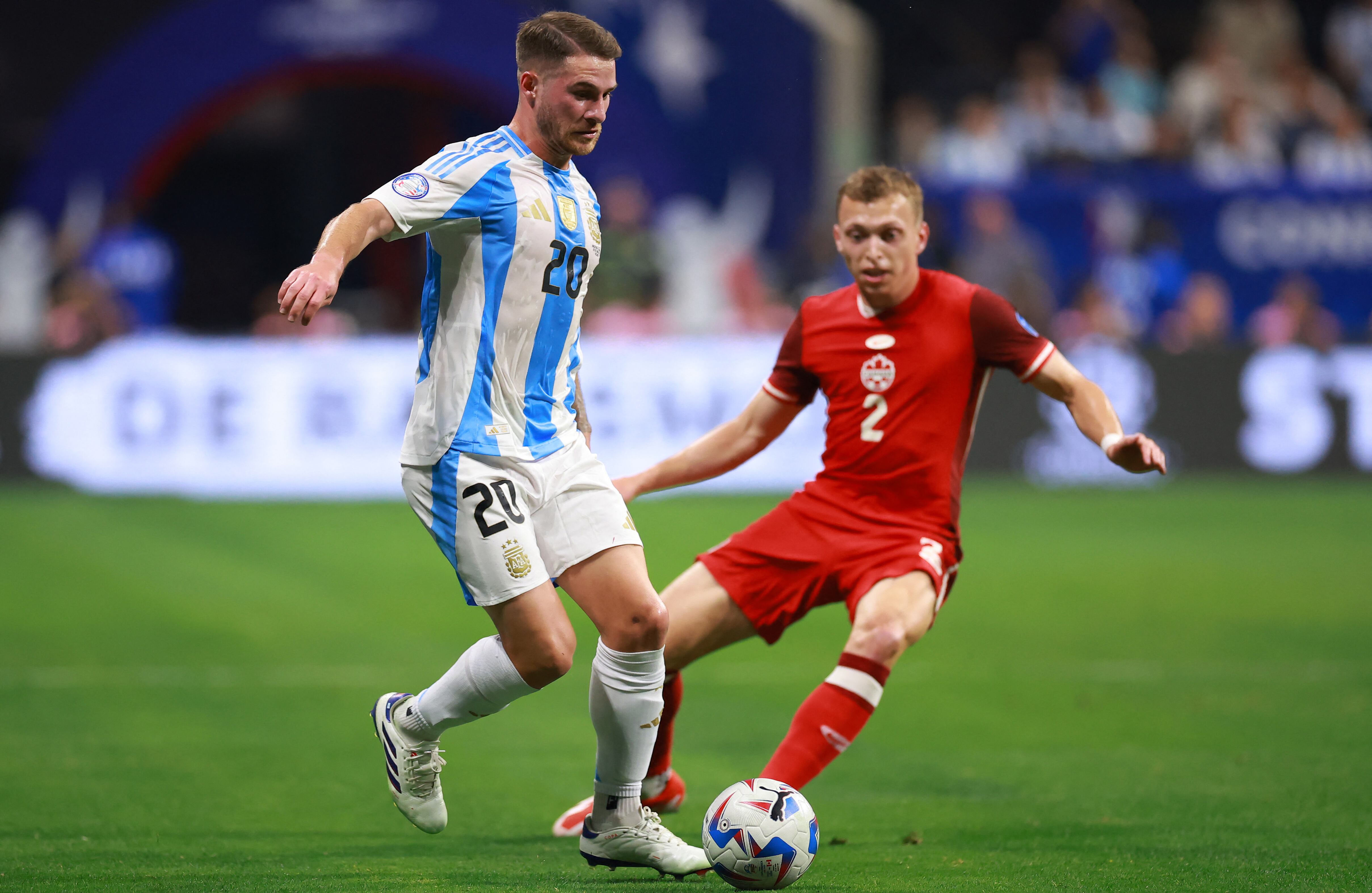 Las selecciones de Argentina y Canadá fueron las primeras en enfrentarse en la Copa América 2024.