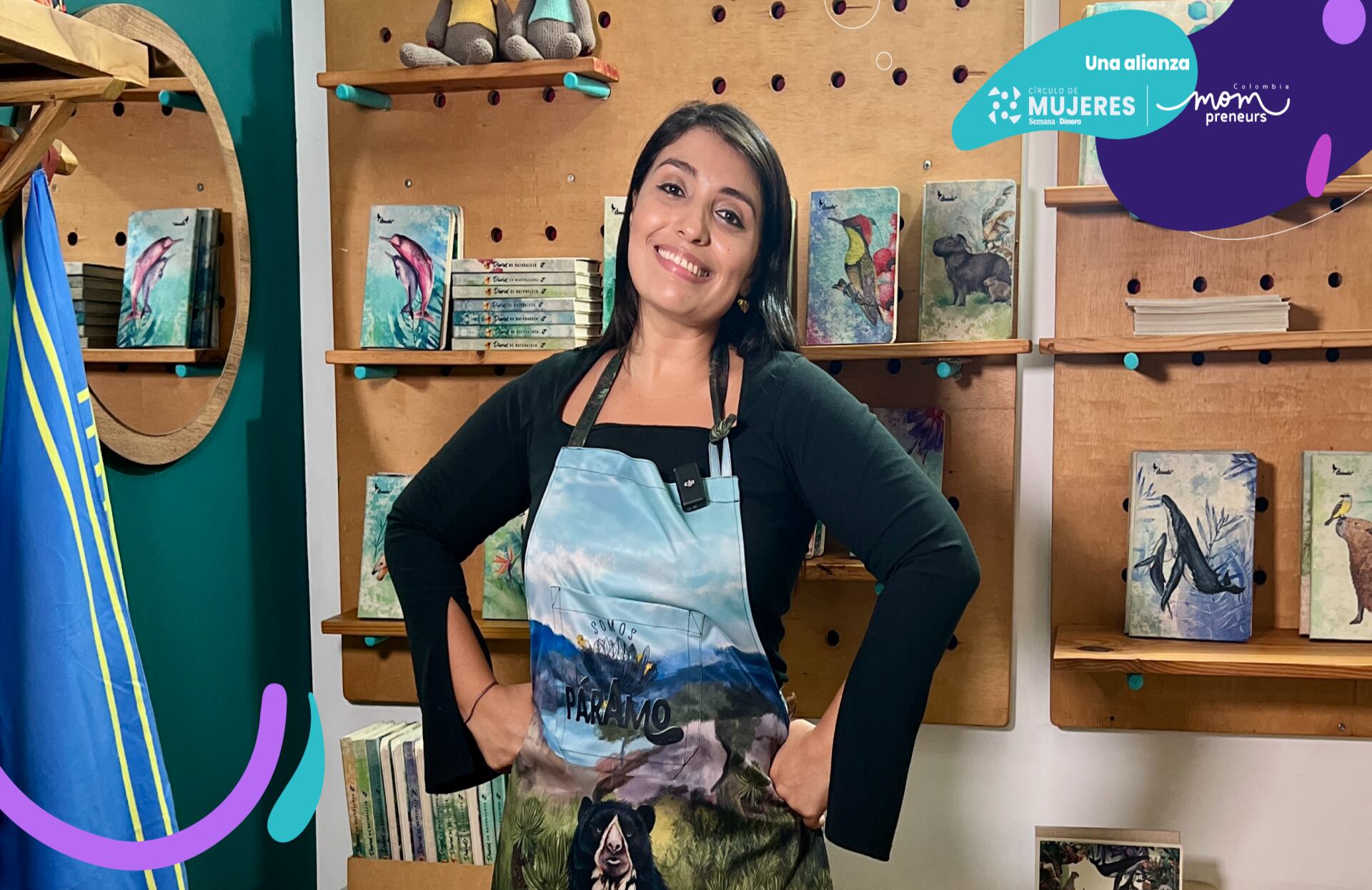 Vivian Ocampo es la creadora de Ámala, una marca de ropa y accesorios sostenibles y hechos a mano.