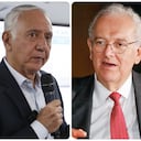 El ministro de Salud, Guillermo Alfonso Jaramillo, y el exministro de Hacienda, José Antonio Ocampo.