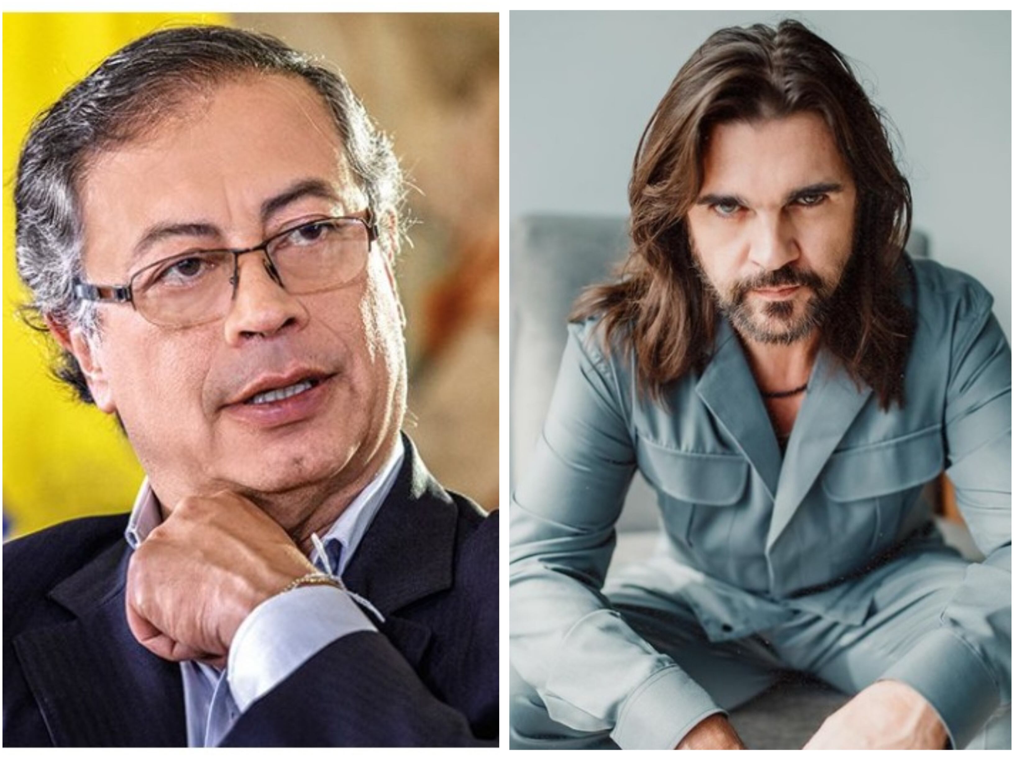 Presidente Gustavo Petro y Juanes.