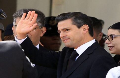 El presidente mexicano Enrique Peña Nieto .
