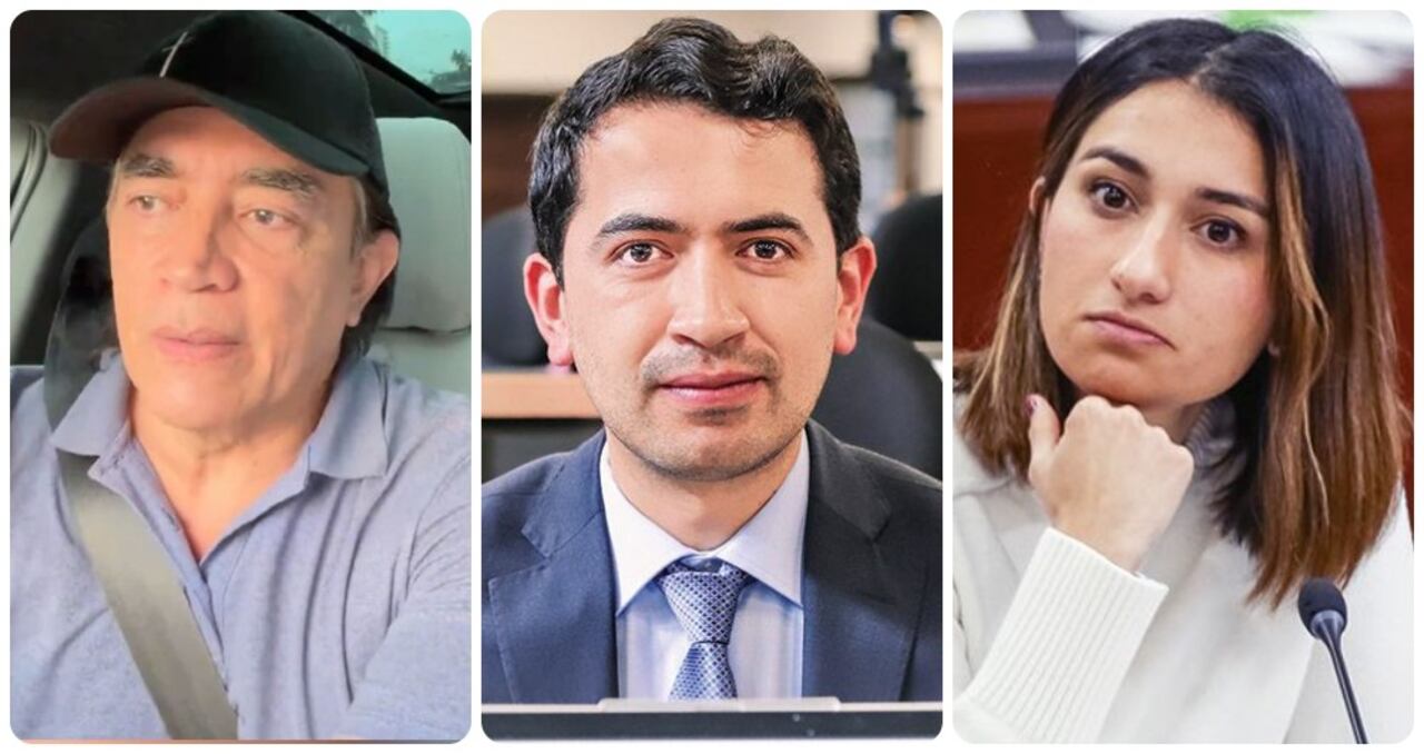 Gustavo Bolívar, Daniel Briceño y Laura Sarabia.