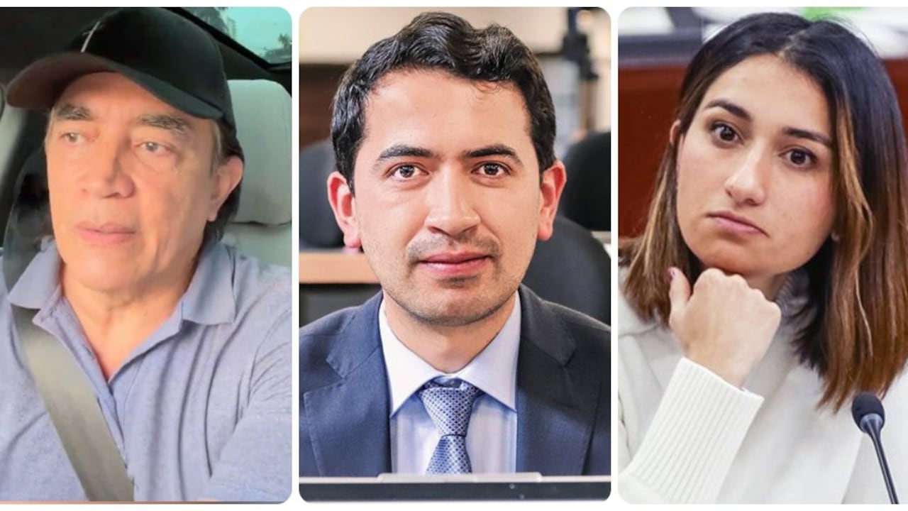 Gustavo Bolívar, Daniel Briceño y Laura Sarabia.