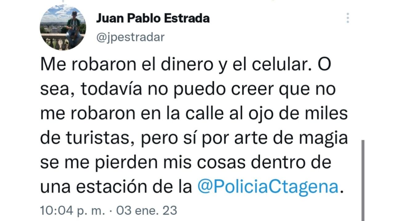 Captura Twitter @jpestradar