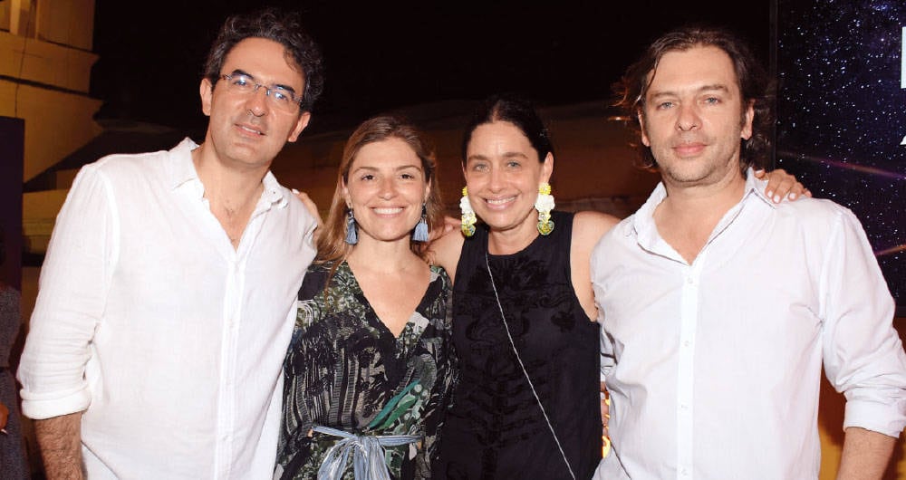 Juan Gabriel Vásquez, Mariana Montoya, Ana María Aponte y Gustavo Gordillo.