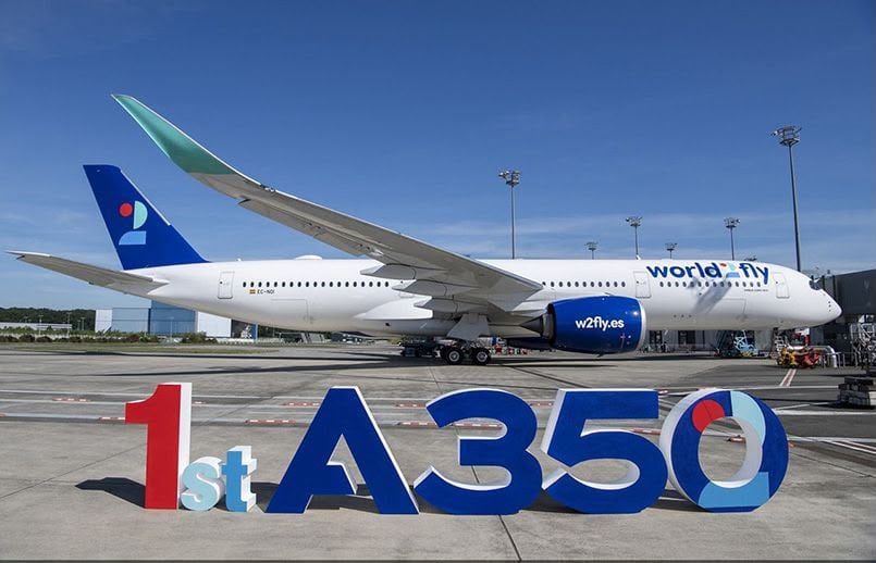 Avión de World2Fly.
