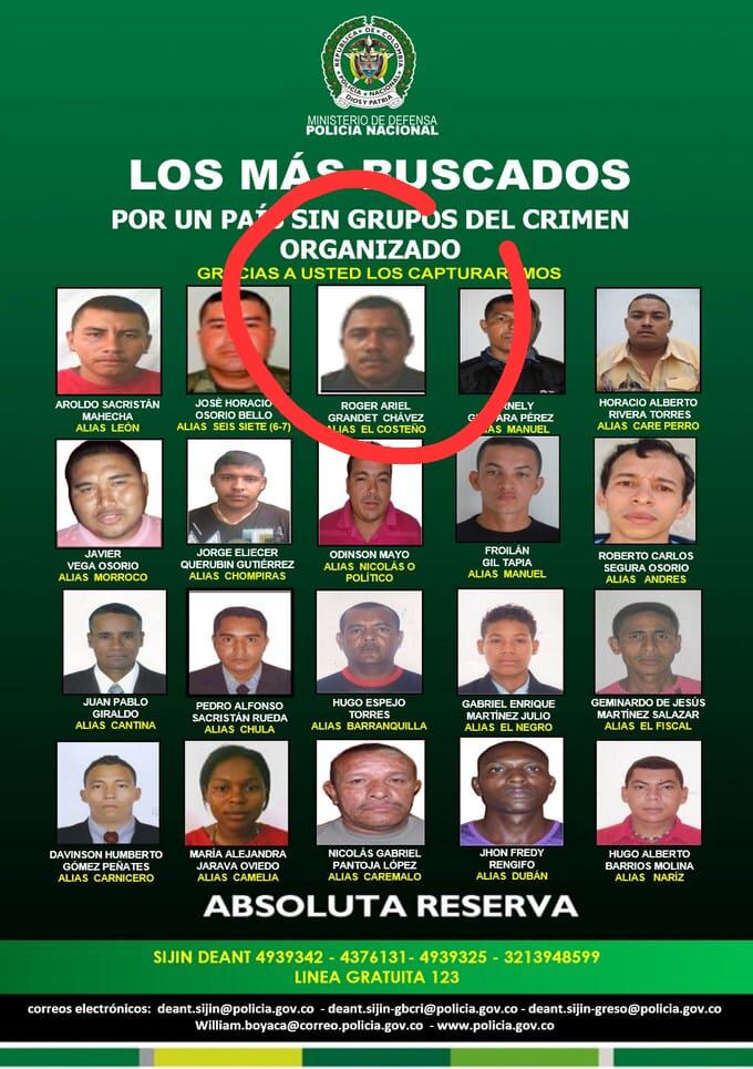 Capturan a cabecilla del Clan del Golfo