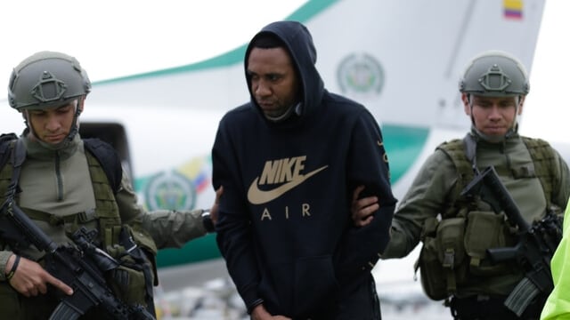 Jhon Viáfara el día de su captura.