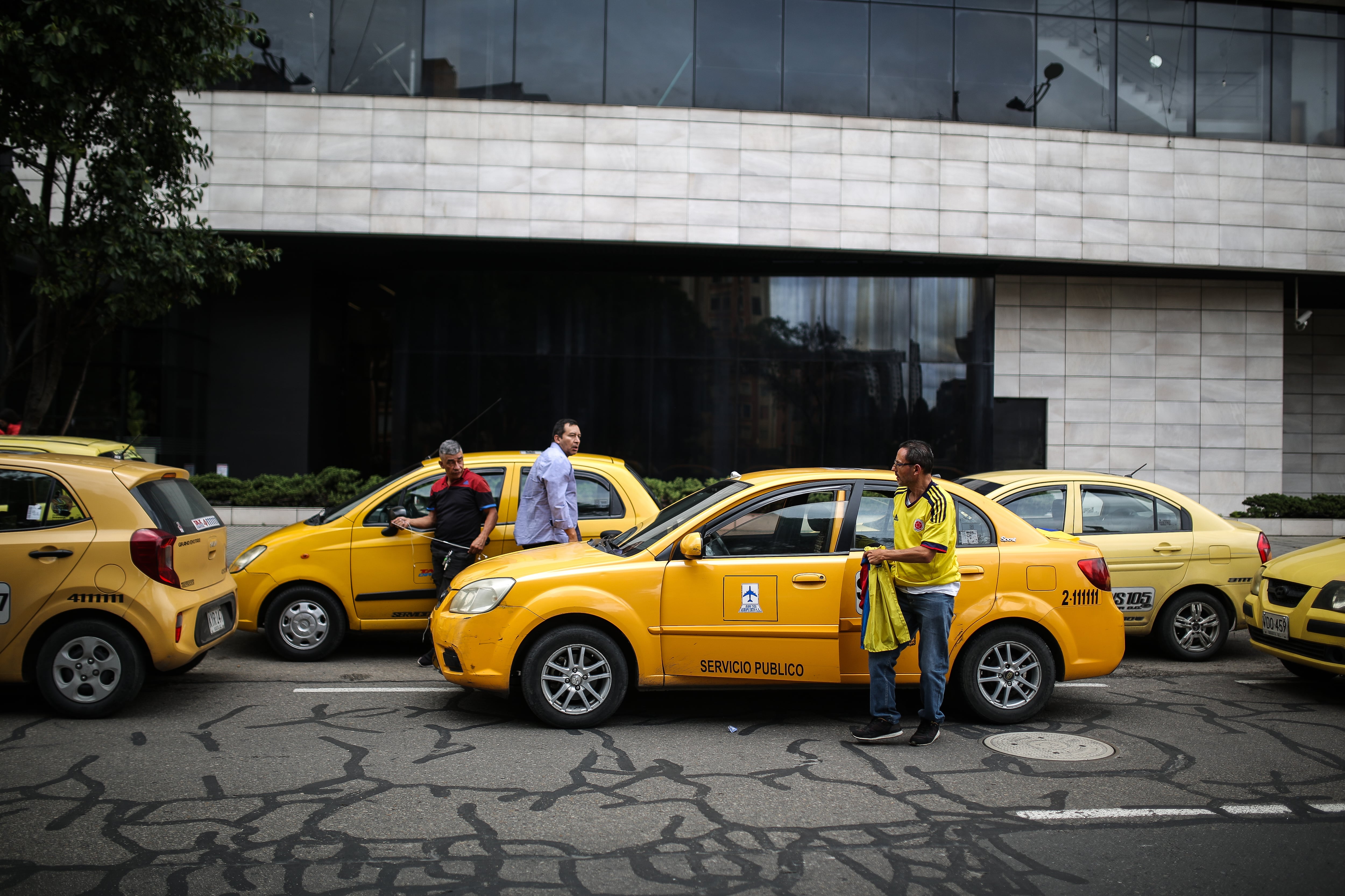 Paro de taxistas  en el centro de Bogotá
Mayo 14 de 2024
