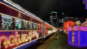 Tren de Navidad en Bogotá