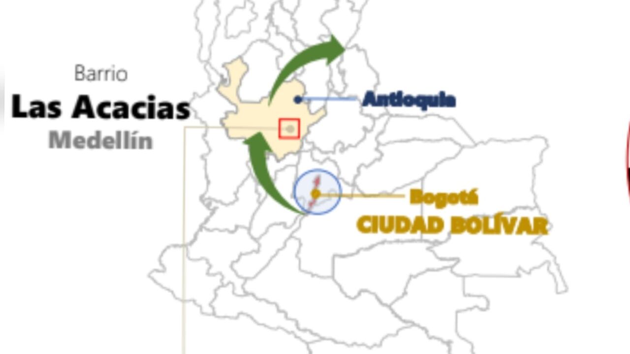 Según la Policía, los presuntos sicarios, luego de cometer el homicidio se fueron a Medellín para esconderse.