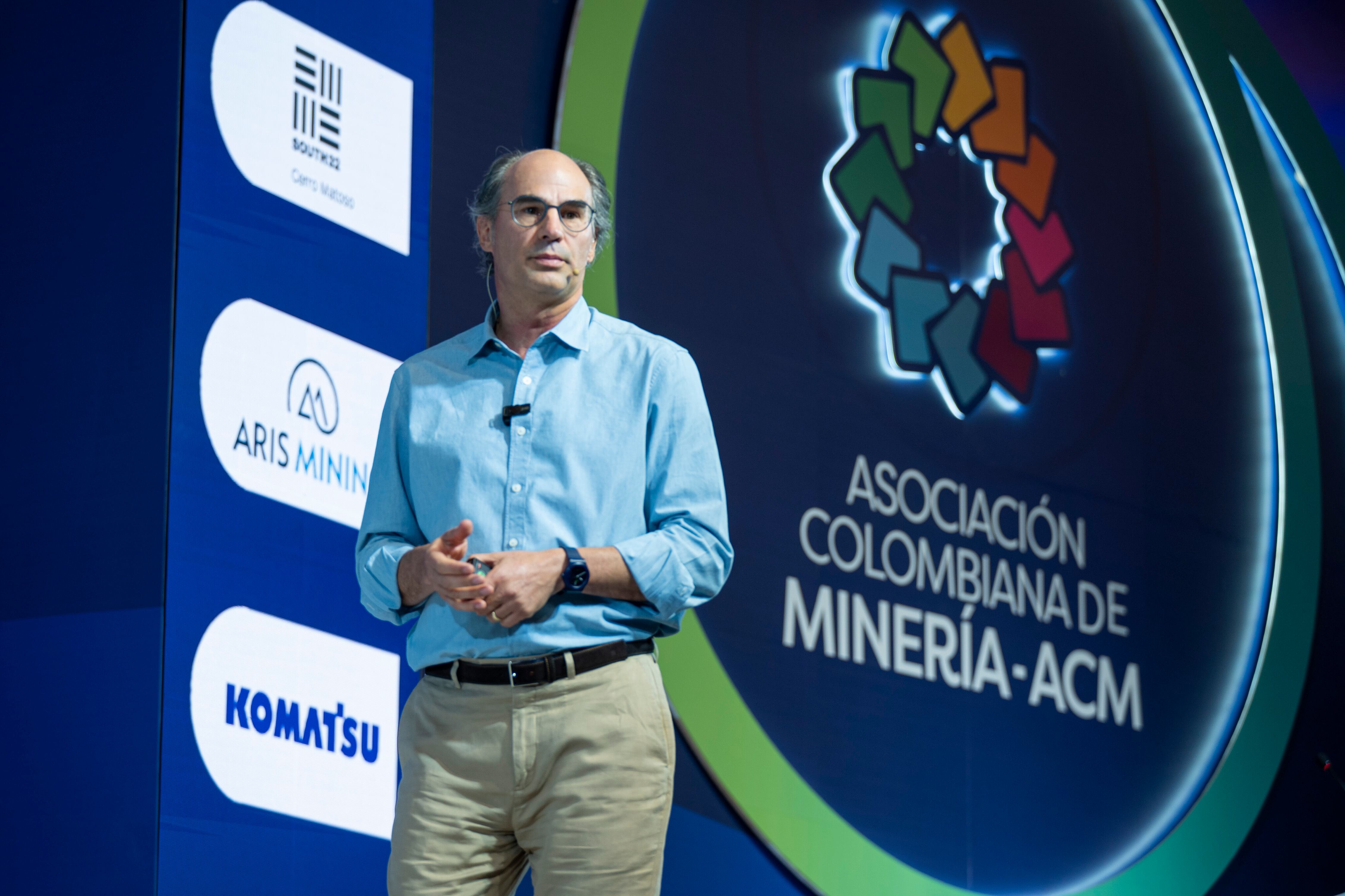 Juan Camilo Nariño, presidente de ACM, en el Congreso Nacional de Minería 2025.