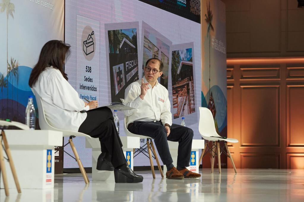 El fiscal Francisco Barbosa en la rendición de cuentas de la Fiscalía en Medellín