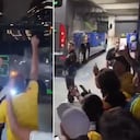 Así fue la llegada de la Selección Colombia a San Diego, California.