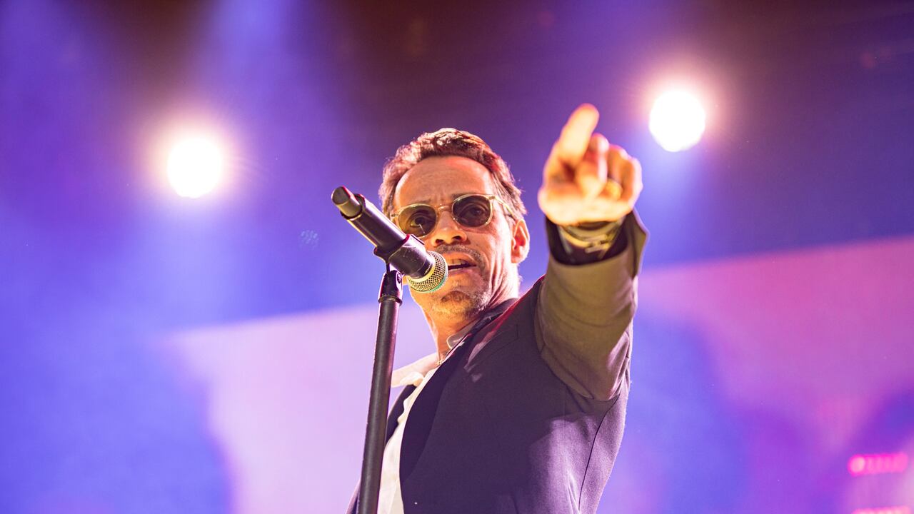 El salsero Marc Anthony es uno de los músicos que encabeza el cartel del festival Eterna en Medellín.