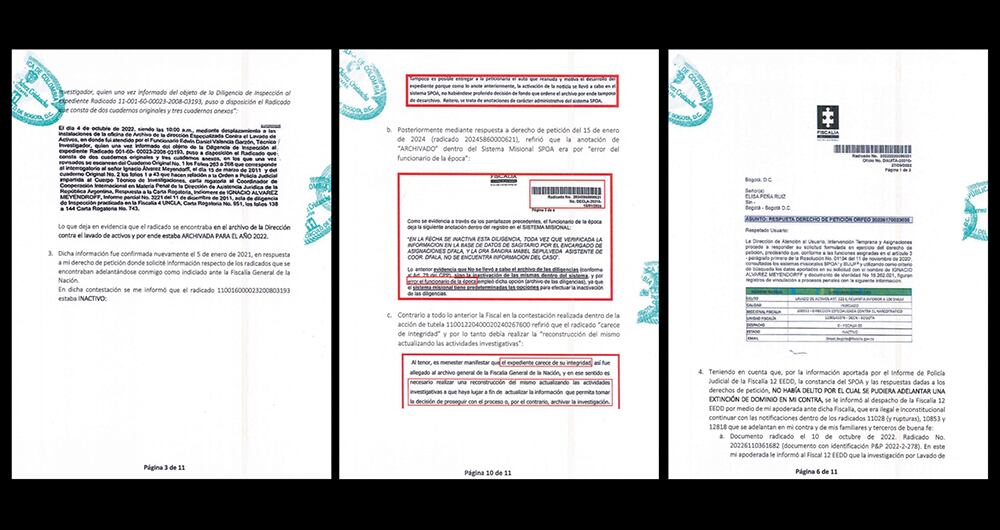    Documentos en poder de SEMANA demuestran que el caso por lavado de activos estaba archivado.