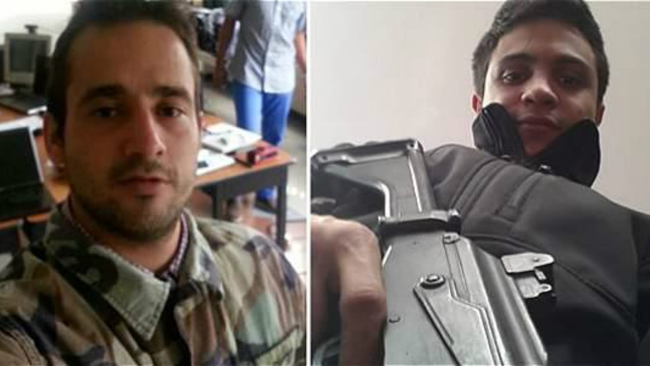 Gabriel Valles (izq.) y Saleh fueron expulsados del territorio nacional la semana pasada por hacer proselitismo