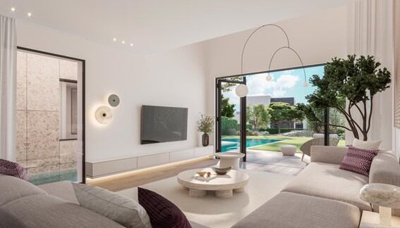 En su interior, las viviendas logran el equilibrio entre lujo y contacto con la naturaleza.