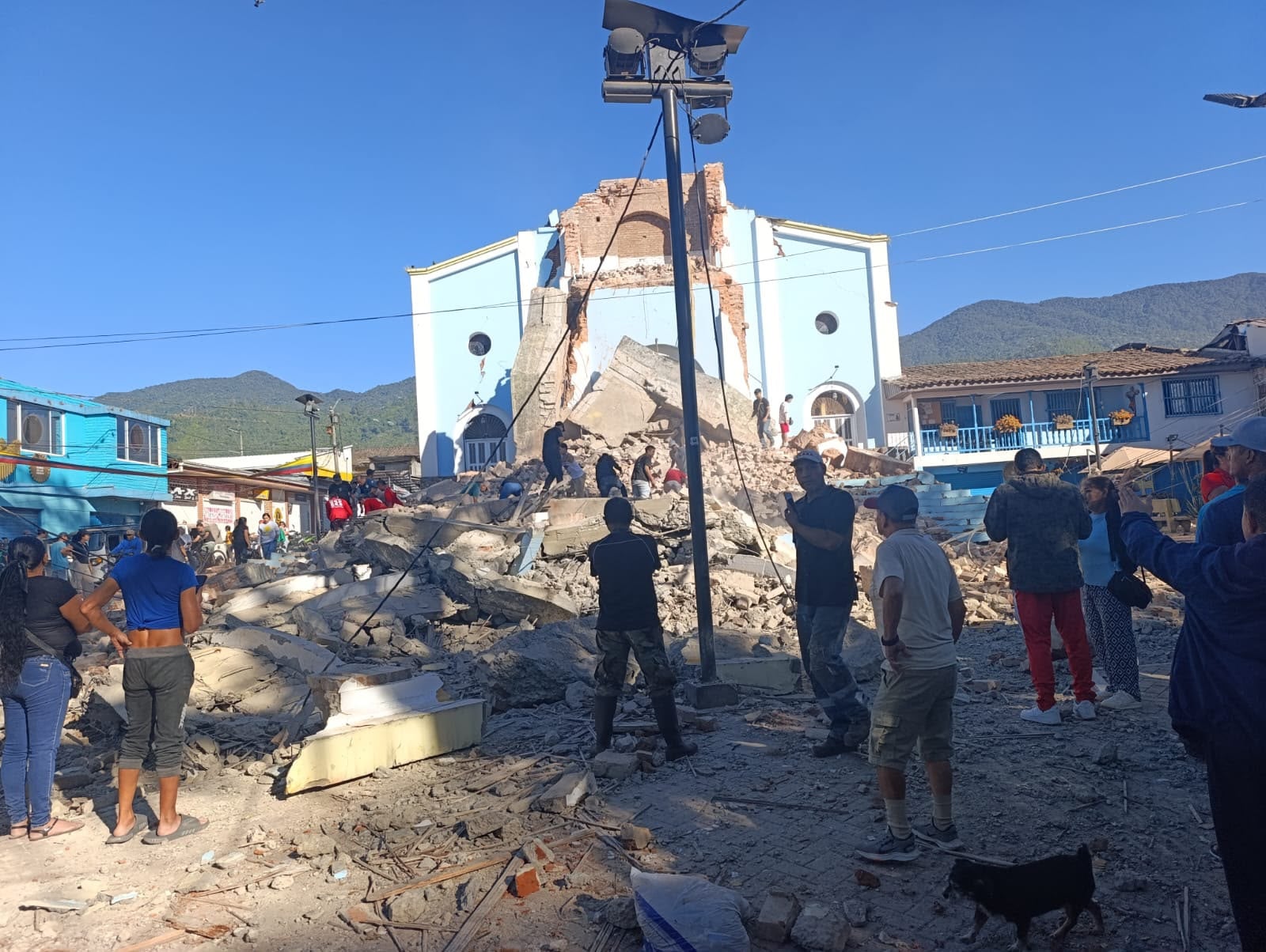 Colapso de iglesia en Chocó.