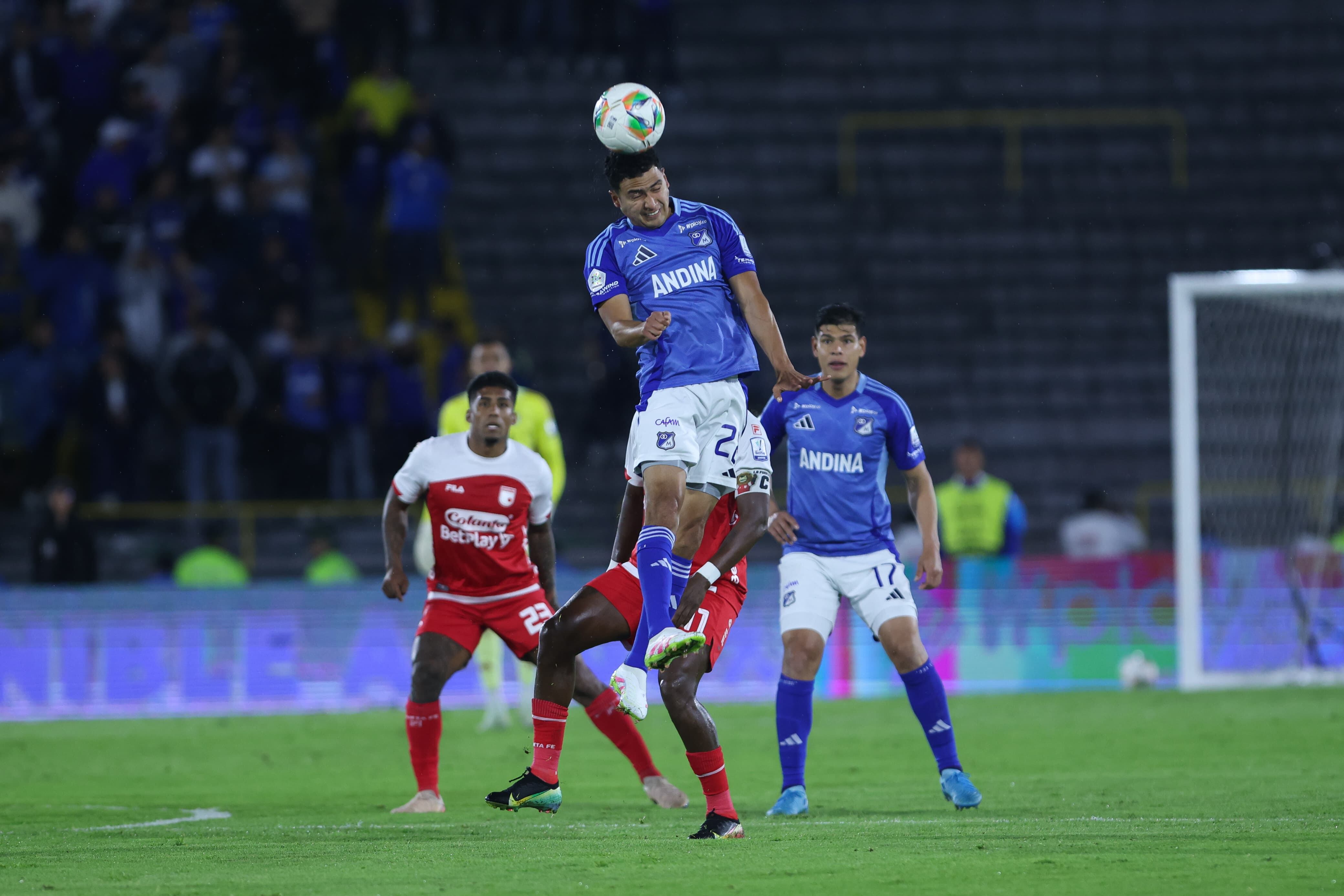 Millonarios vs Santa Fe, partido remate del cuadrangular B Liga Bet Play