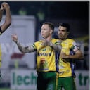 Leonardo Escorcia marcó doblete en la derrota del Huila