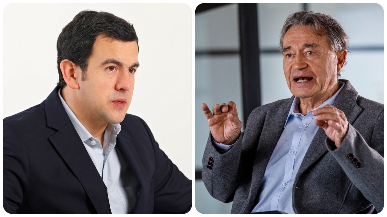 Rodrigo Lara Restrepo y Carlos Lehder.