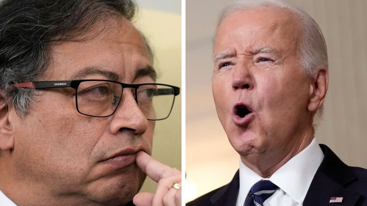 Gustavo Petro y Joe Biden
