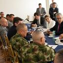 Presidente Iván Duque y reunión con la fuerza pública.