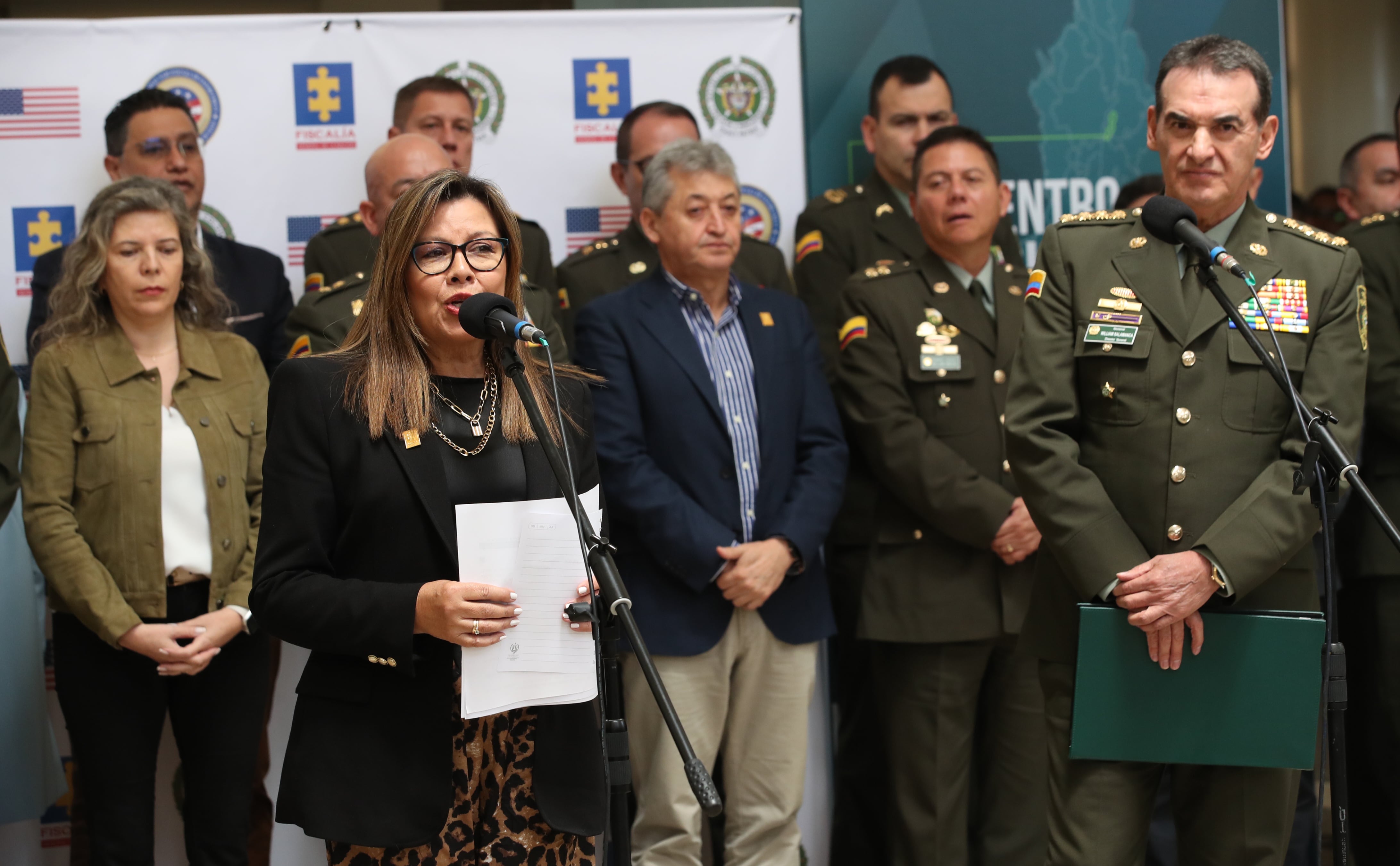 Cumbre Policía Nacional y la Fiscalía Con la señora fiscal Luz Adriana Camargo  ‘Encuentro de Articulación Estratégica Territorial' de la Fiscalía General de la Nación y el  general Salamanca director general de la Policía Nacional
