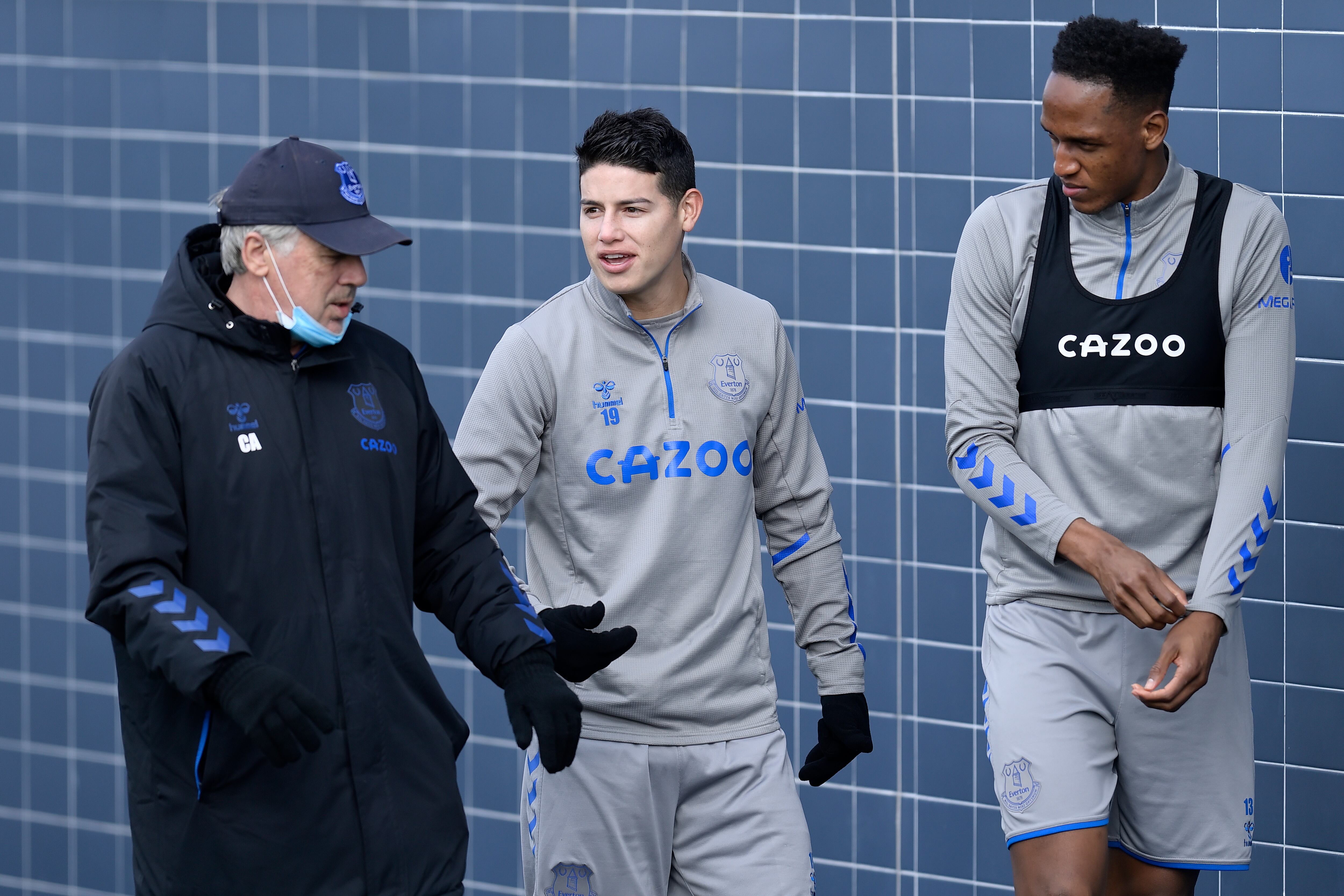 James Rodríguez y Yerry Mina