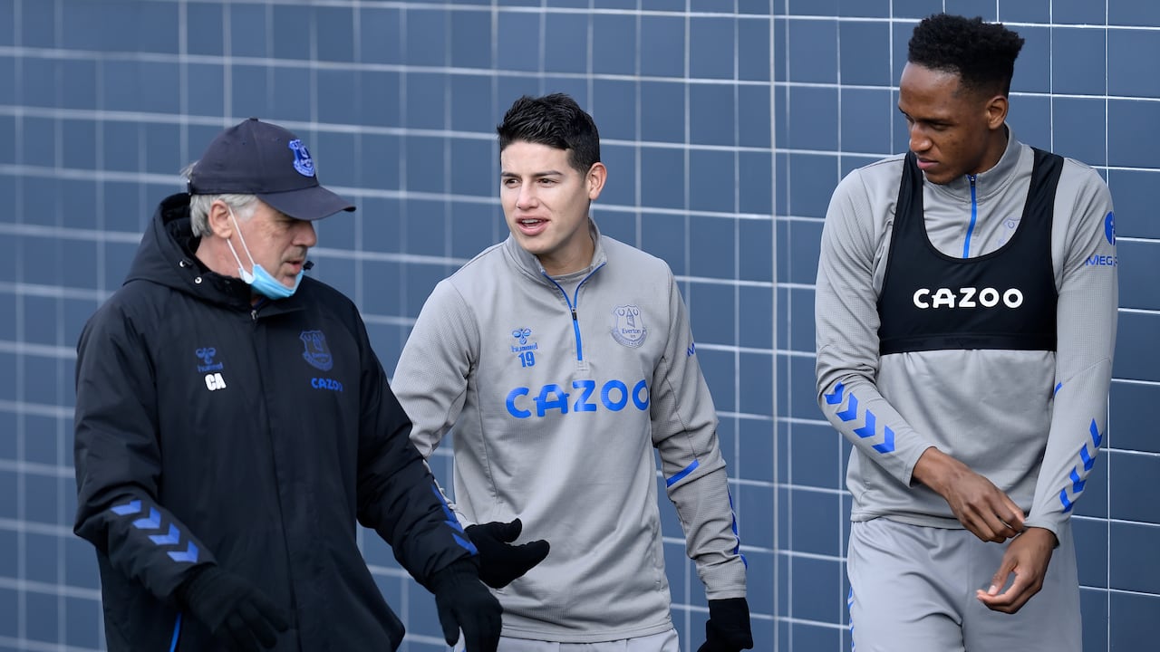 James Rodríguez y Yerry Mina